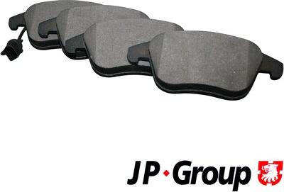 JP Group 1163607210 - Brake Pad Set, disc brake autospares.lv