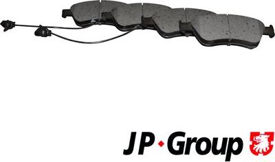 JP Group 1163607710 - Brake Pad Set, disc brake autospares.lv