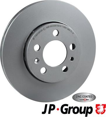 JP Group 1163109100 - Brake Disc autospares.lv