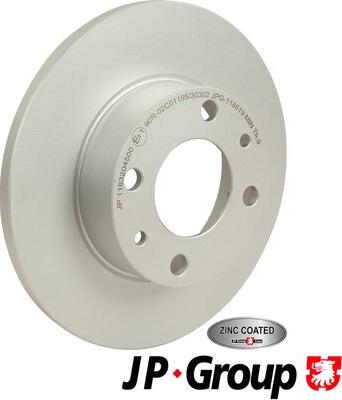 JP Group 1163204500 - Brake Disc autospares.lv