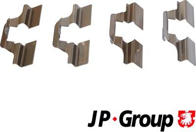 JP Group 1163750410 - Accessory Kit for disc brake Pads autospares.lv