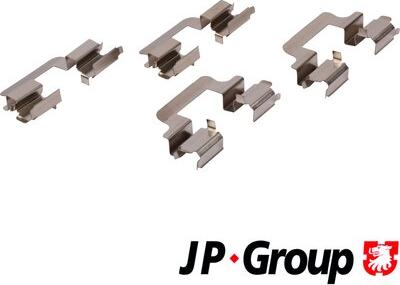 JP Group 1163750110 - Accessory Kit for disc brake Pads autospares.lv