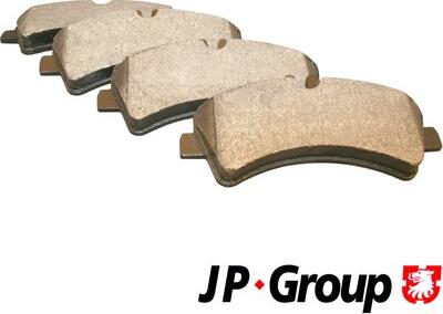 JP Group 1163705710 - Brake Pad Set, disc brake autospares.lv