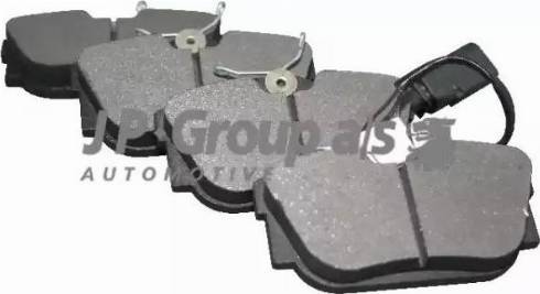 JP Group 1163706010 - Brake Pad Set, disc brake autospares.lv