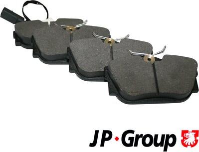 JP Group 1163706110 - Brake Pad Set, disc brake autospares.lv