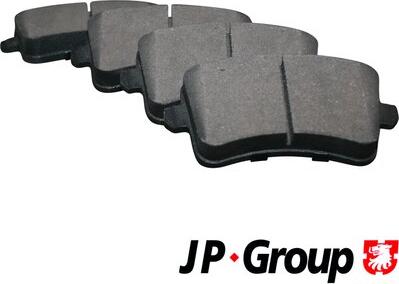 JP Group 1163706810 - Brake Pad Set, disc brake autospares.lv