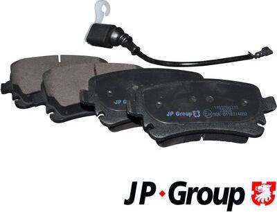 JP Group 1163706210 - Brake Pad Set, disc brake autospares.lv