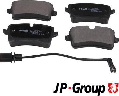JP Group 1163708510 - Brake Pad Set, disc brake autospares.lv