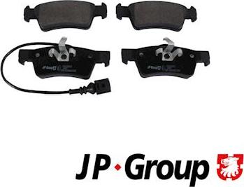 JP Group 1163708310 - Brake Pad Set, disc brake autospares.lv