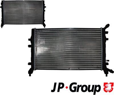 JP Group 1114208000 - Radiator, engine cooling autospares.lv