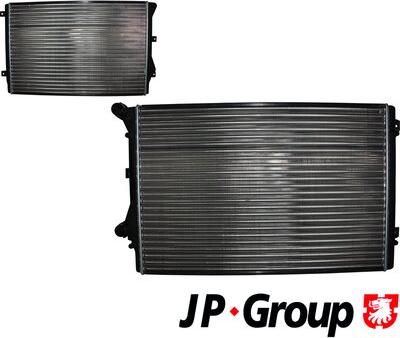 JP Group 1114208100 - Radiator, engine cooling autospares.lv
