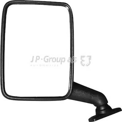 JP Group 1189100370 - Outside Mirror autospares.lv