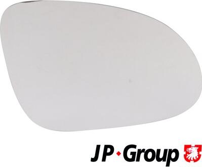 JP Group 1189304580 - Mirror Glass, outside mirror autospares.lv