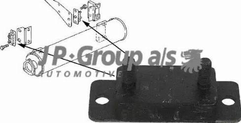 JP Group 1121603600 - Holding Bracket, silencer autospares.lv