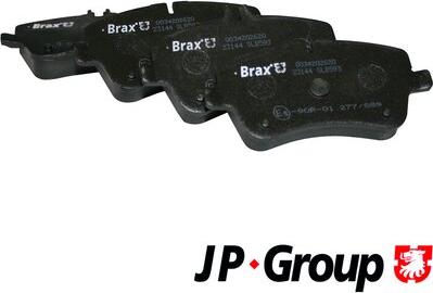 JP Group 1363600710 - Brake Pad Set, disc brake autospares.lv