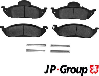 JP Group 1363601110 - Brake Pad Set, disc brake autospares.lv