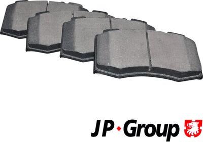 JP Group 1363602310 - Brake Pad Set, disc brake autospares.lv