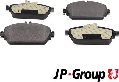 JP Group 1363607210 - Brake Pad Set, disc brake autospares.lv