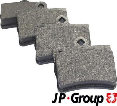 JP Group 1363700710 - Brake Pad Set, disc brake autospares.lv