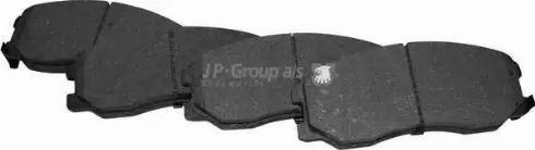 JP Group 1263604410 - Brake Pad Set, disc brake autospares.lv