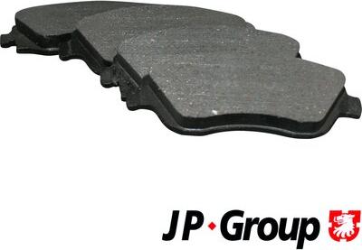 JP Group 1263601110 - Brake Pad Set, disc brake autospares.lv