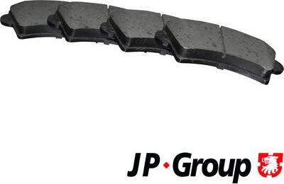 JP Group 1263603610 - Brake Pad Set, disc brake autospares.lv