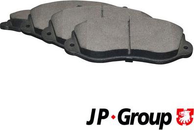 JP Group 1263602910 - Brake Pad Set, disc brake autospares.lv