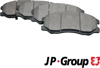 JP Group 1263602210 - Brake Pad Set, disc brake autospares.lv