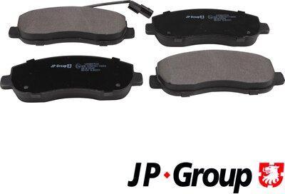 JP Group 1263607510 - Brake Pad Set, disc brake autospares.lv