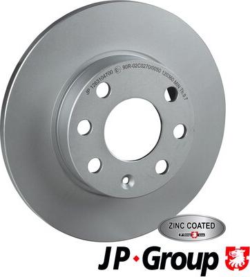 JP Group 1263104700 - Brake Disc autospares.lv