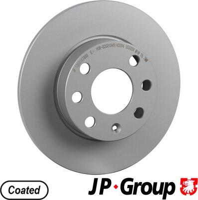 JP Group 1263107800 - Brake Disc autospares.lv