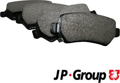 JP Group 1263700110 - Brake Pad Set, disc brake autospares.lv