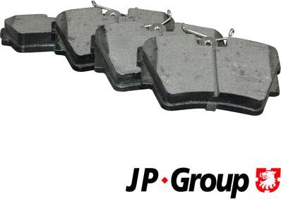 JP Group 1263701610 - Brake Pad Set, disc brake autospares.lv