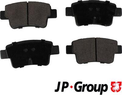 JP Group 1263701010 - Brake Pad Set, disc brake autospares.lv