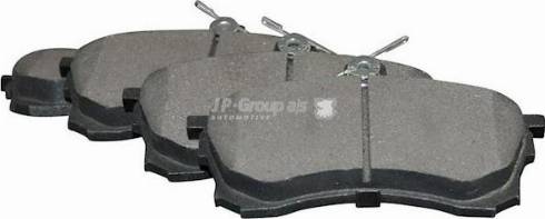 JP Group 3963600810 - Brake Pad Set, disc brake autospares.lv