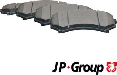 JP Group 3963600310 - Brake Pad Set, disc brake autospares.lv