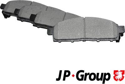 JP Group 3963600210 - Brake Pad Set, disc brake autospares.lv