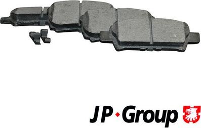 JP Group 3963700410 - Brake Pad Set, disc brake autospares.lv