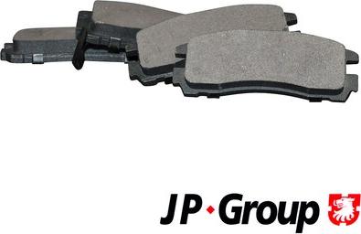JP Group 3963700110 - Brake Pad Set, disc brake autospares.lv