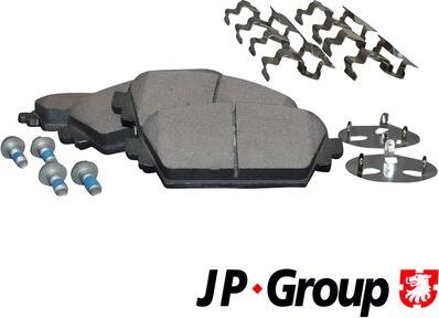 JP Group 3463600510 - Brake Pad Set, disc brake autospares.lv