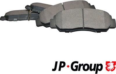 JP Group 3463600810 - Brake Pad Set, disc brake autospares.lv