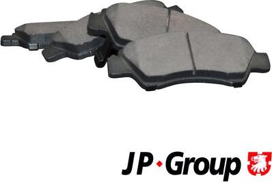 JP Group 3463600310 - Brake Pad Set, disc brake autospares.lv