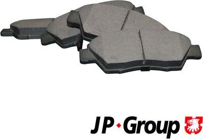 JP Group 3463600210 - Brake Pad Set, disc brake autospares.lv