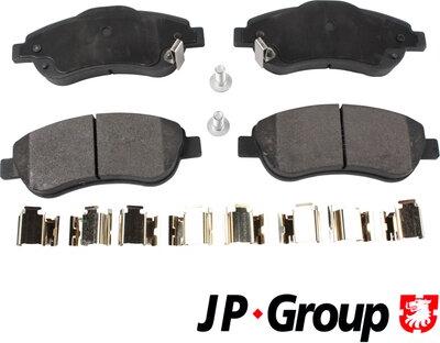 JP Group 3463600710 - Brake Pad Set, disc brake autospares.lv