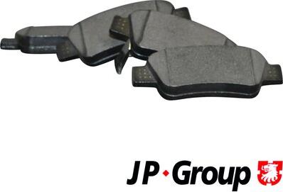 JP Group 3463700810 - Brake Pad Set, disc brake autospares.lv