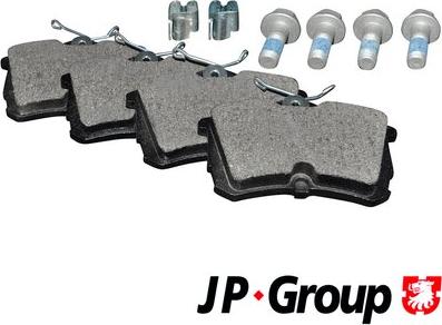 JP Group 3463700210 - Brake Pad Set, disc brake autospares.lv