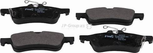JP Group 3463701210 - Brake Pad Set, disc brake autospares.lv