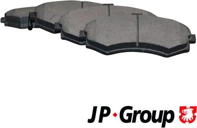 JP Group 3563600110 - Brake Pad Set, disc brake autospares.lv