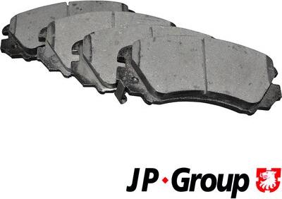 JP Group 3563600210 - Brake Pad Set, disc brake autospares.lv