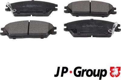 JP Group 3563601310 - Brake Pad Set, disc brake autospares.lv